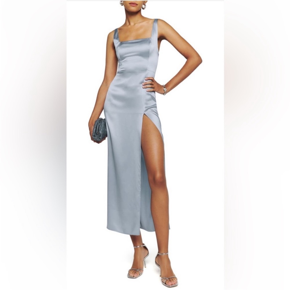 Reformation Solay Silk Dress size 10 Worn once, perfect condition!